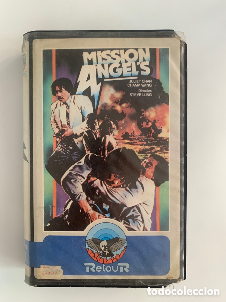 Cinema: Pel&iacute;cula de videoclub VHS mission angel&rsquo;s - retour de 1984 angels