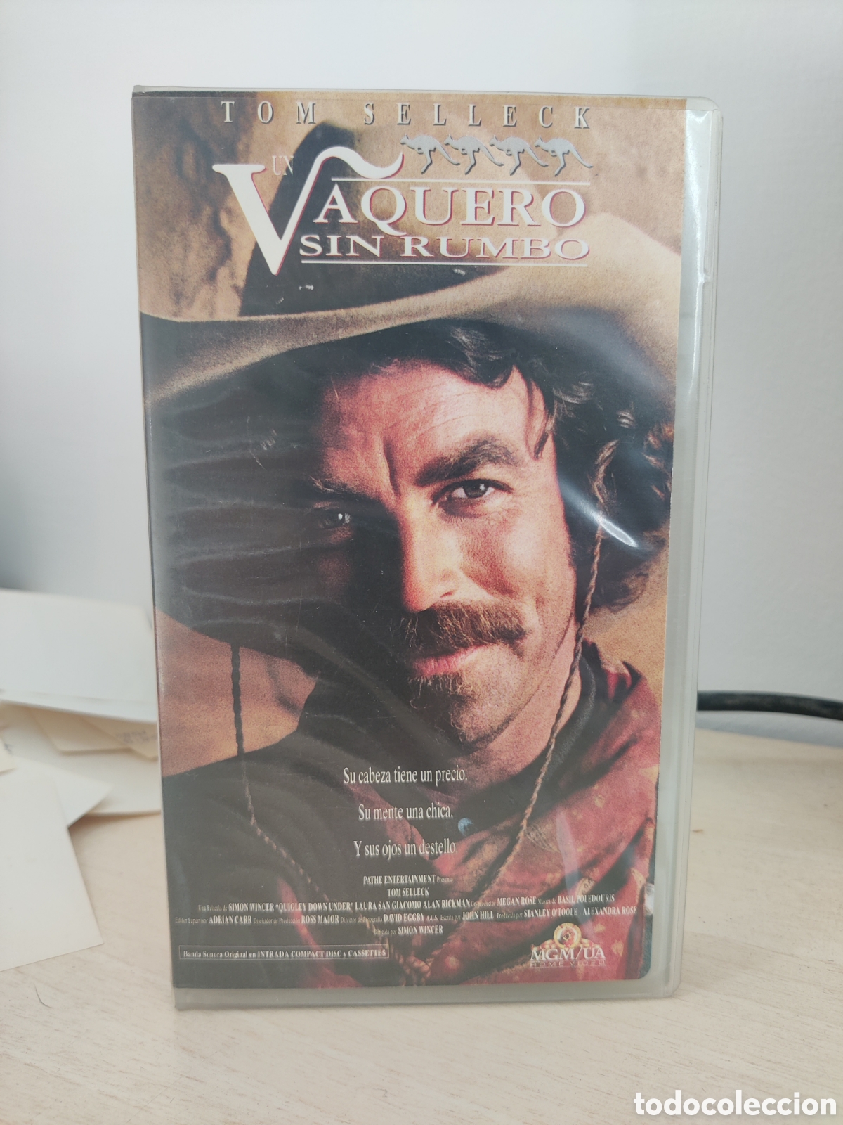 Cin&eacute;ma: VHS UN VAQUERO SIN RUMBO , TOM SELLECK