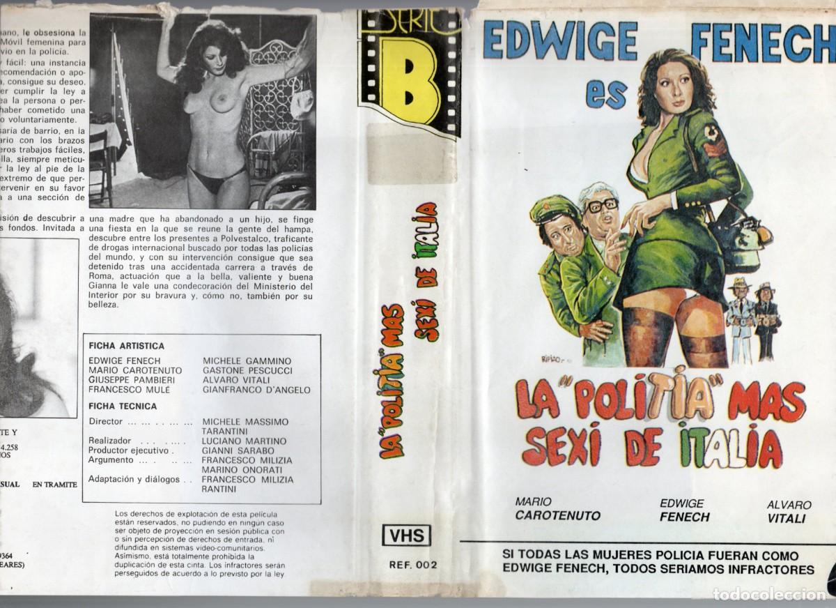 VHS - VHS - LA POLITIA MAS SEXY DE ITALIA - EDWIGE FENECH, ALVARO VITALI