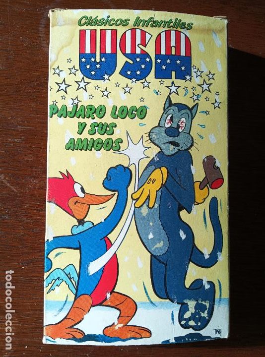 Cinema: EL PAJARO LOCO Y SUS AMIGOS. CLASICOS INFANTILES USA. VHS DIBUJOS ANIMADOS.