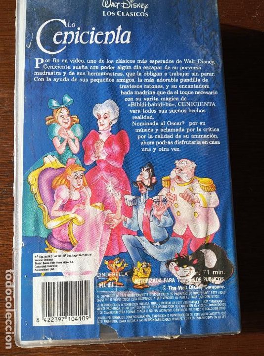 Cine: CENICIENTA - VHS DISNEY - - Foto 2