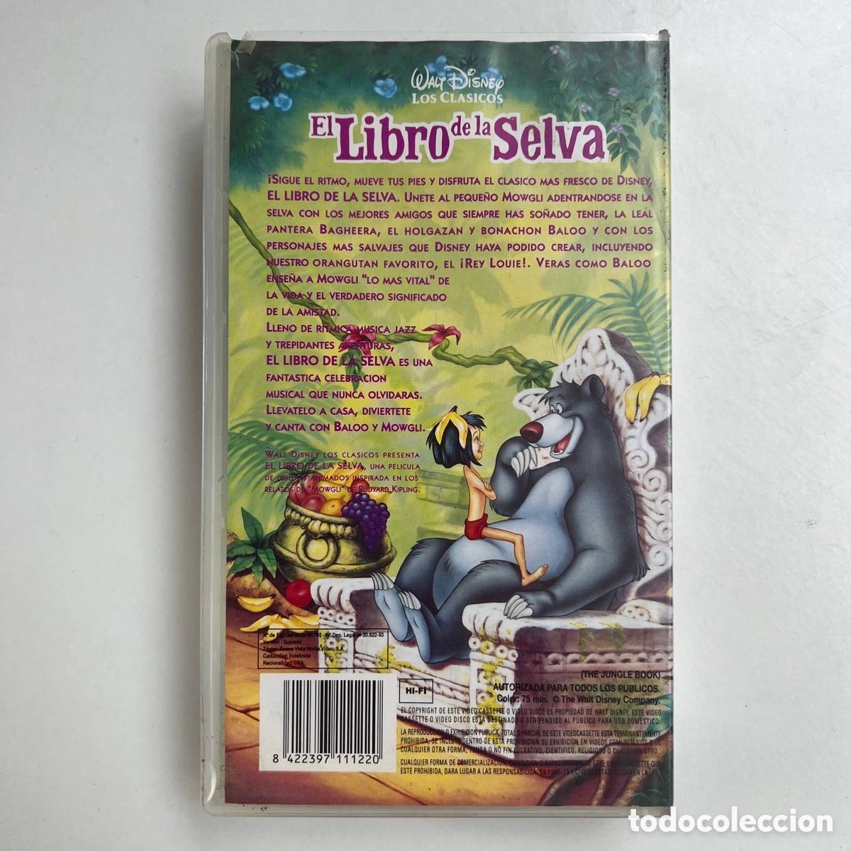 Cine: El libro de la selva vhs - Foto 3