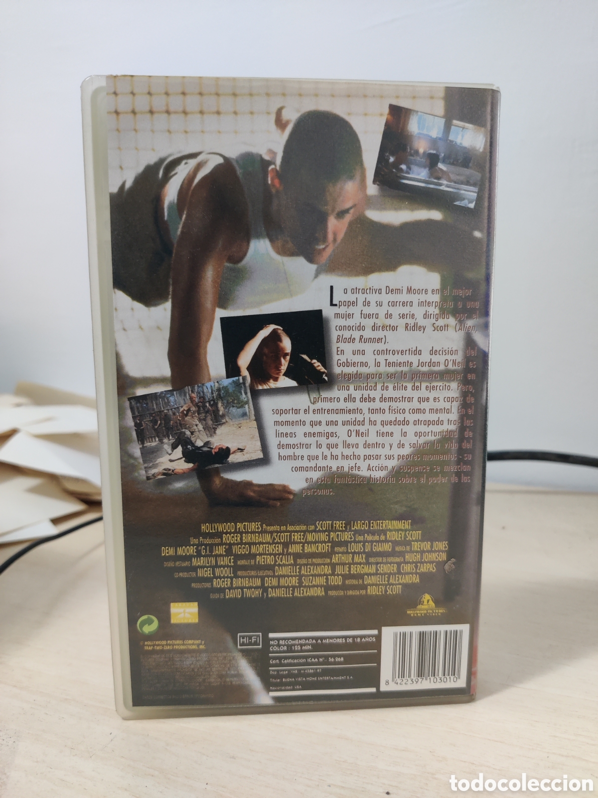 Cine: VHS LA TENIENTE ONEIL , DEMI MOORE - Foto 3