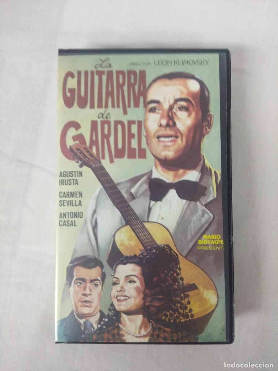 Cine: LA GUITARRA DE GARDEL/LEON KLIMOVSKY-CARMEN SEVILLA/VHS.