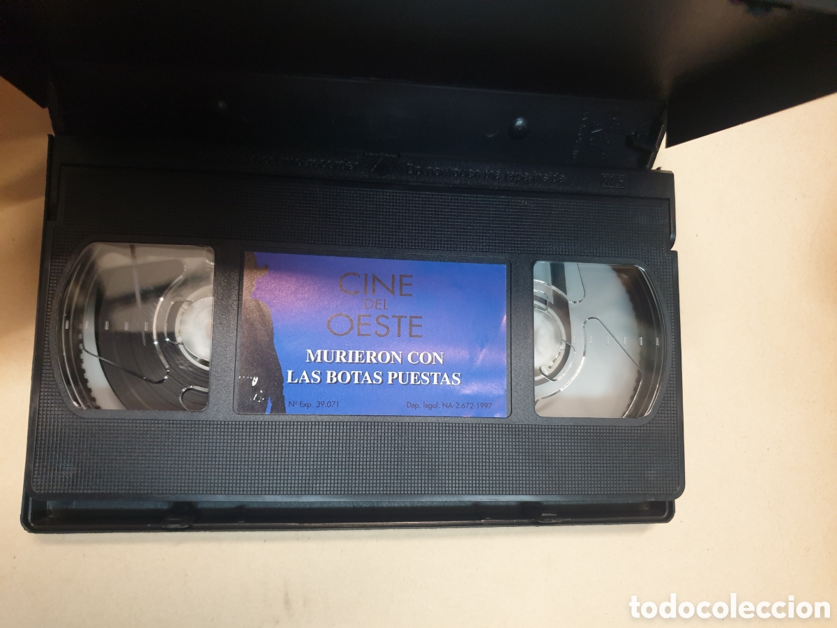 Cine: Murieron con las botas puestas. VHS - Foto 2