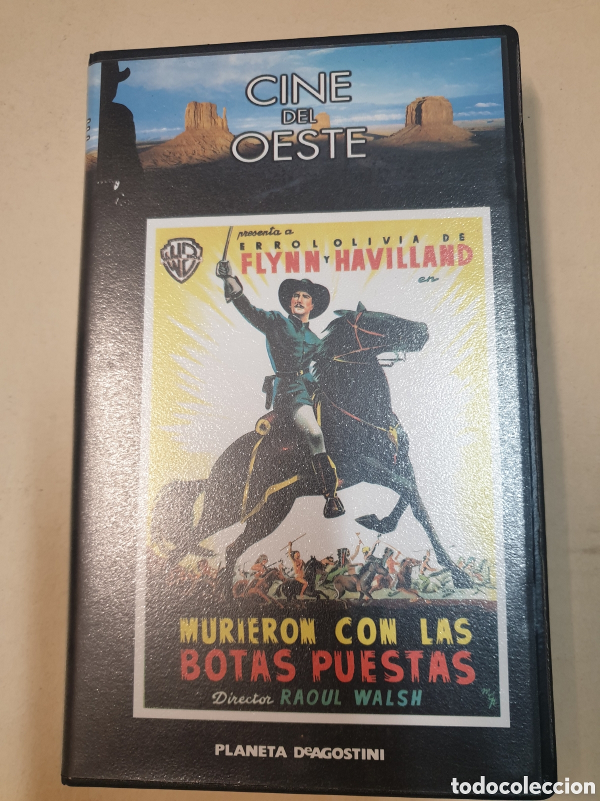 Cine: Murieron con las botas puestas. VHS