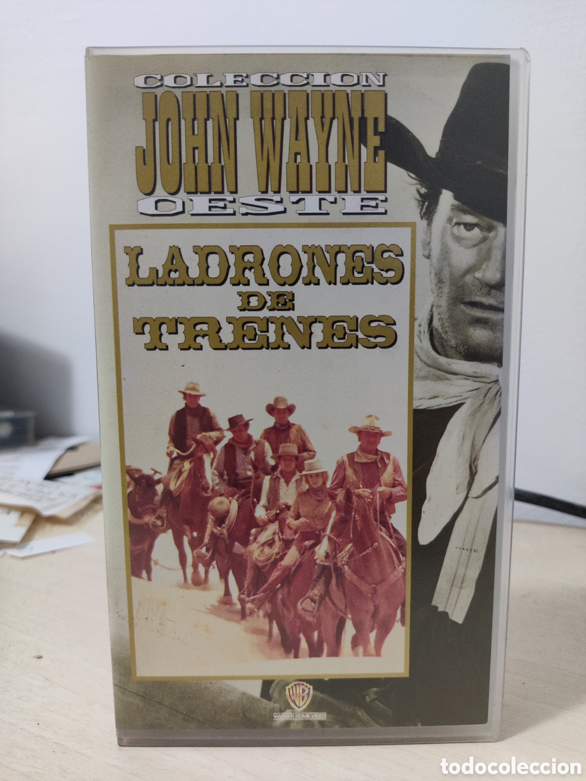 Cine: VHS OESTE , LADRONES DE TRENES , JOHN WAYNE - Foto 1