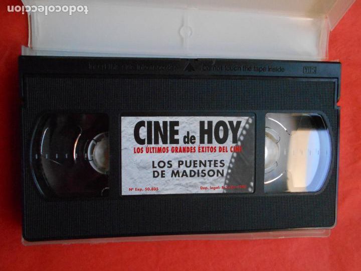 Cine: VHS LOS PUENTES DE MADISON - Foto 3