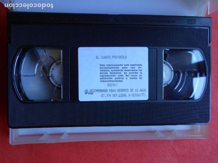 Cine: VHS EL CUARTO PROTOCOLO - Foto 3