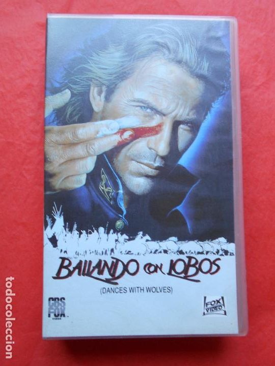Cine: VHS BAILANDO CON LOBOS - Foto 1