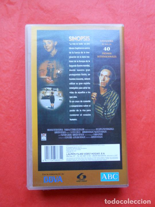 Cine: VHS LA VIDA ES BELLA - Foto 2
