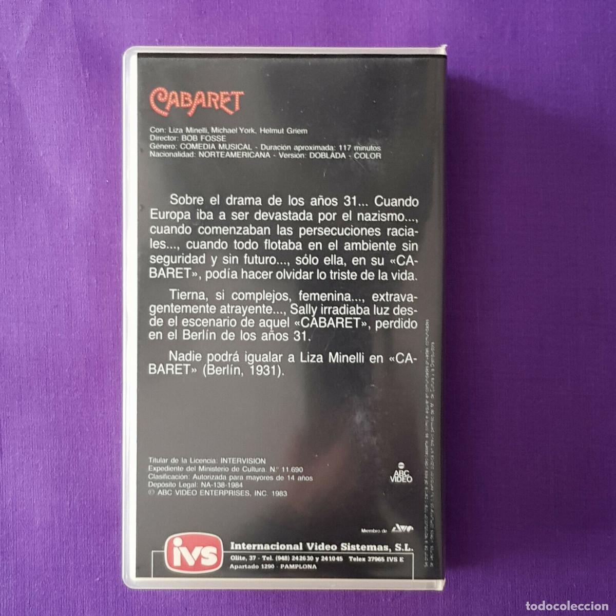 Cine: CABARET - VHS - Foto 2