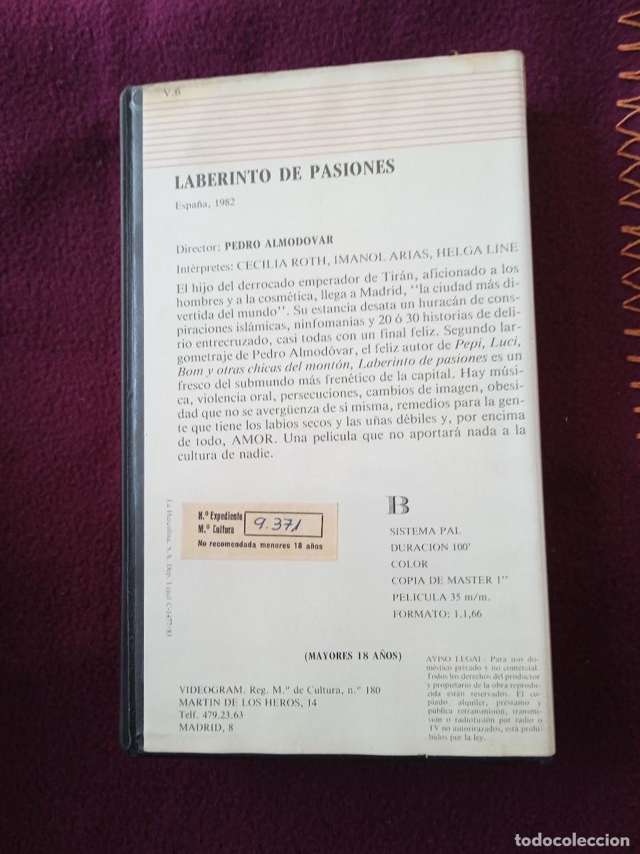 Cine: LABERINTO DE PASIONES - Foto 2