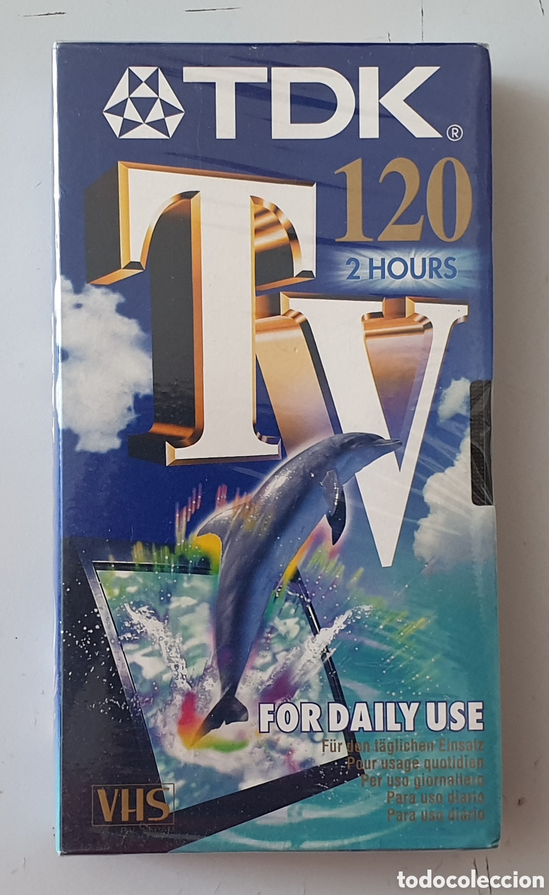 Cine: VHS TDK 120 Minutos/2 Horas VINTAGE PRECINTADA NUEVA