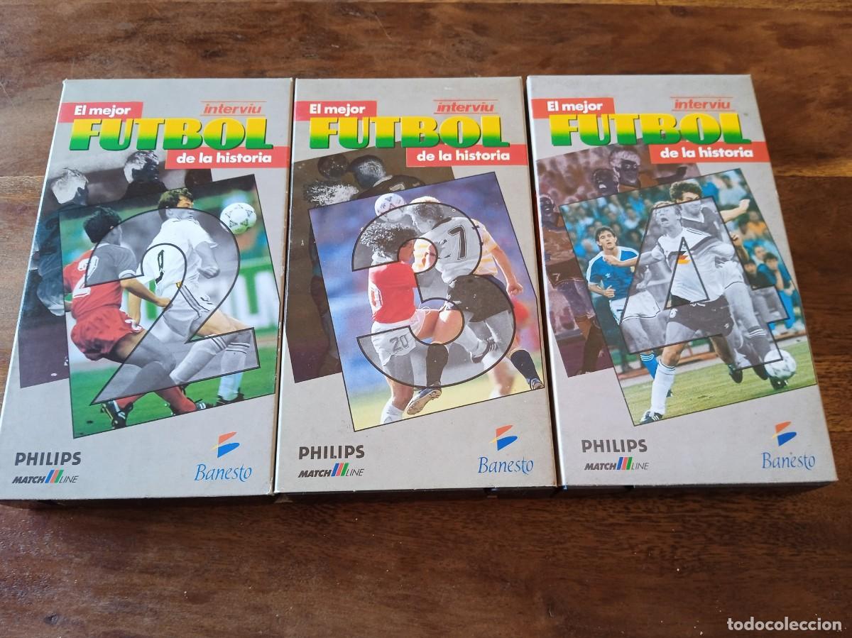 Kino: El mejor futbol de la historia Numeros 2, 3 y 4 - Pack 3 VHS originales Interviu 1991