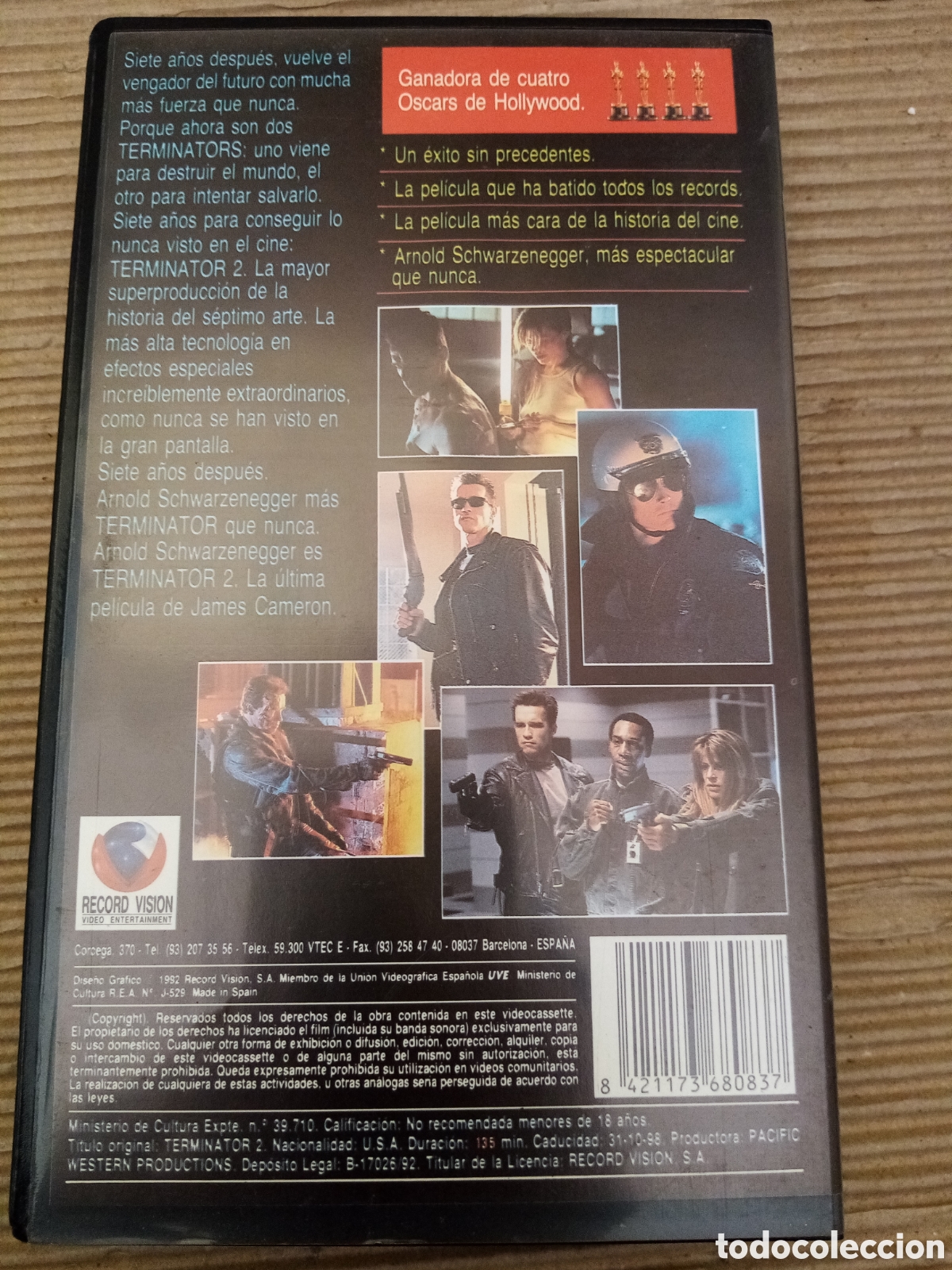 Cine: Terminator 2. El juicio final. VHS - Foto 3