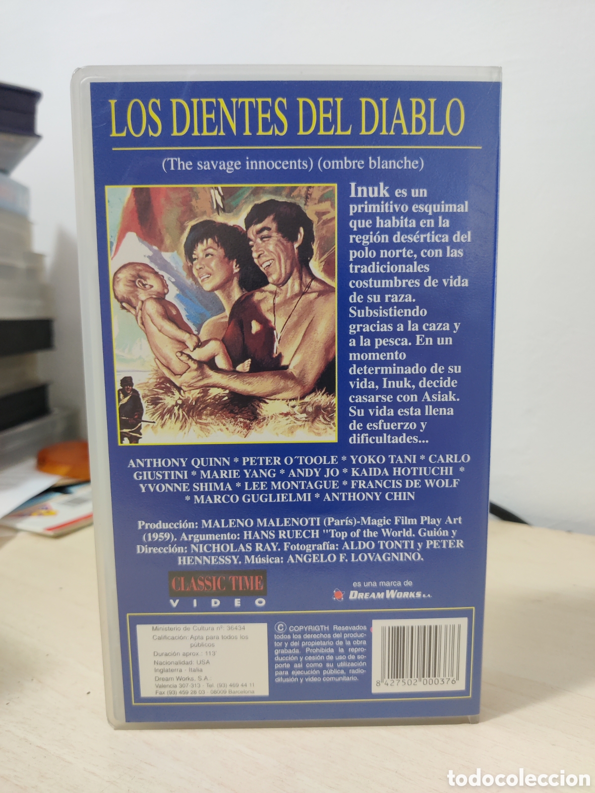 Cine: VHS LOS DIENTES DEL DIABLO - Foto 3