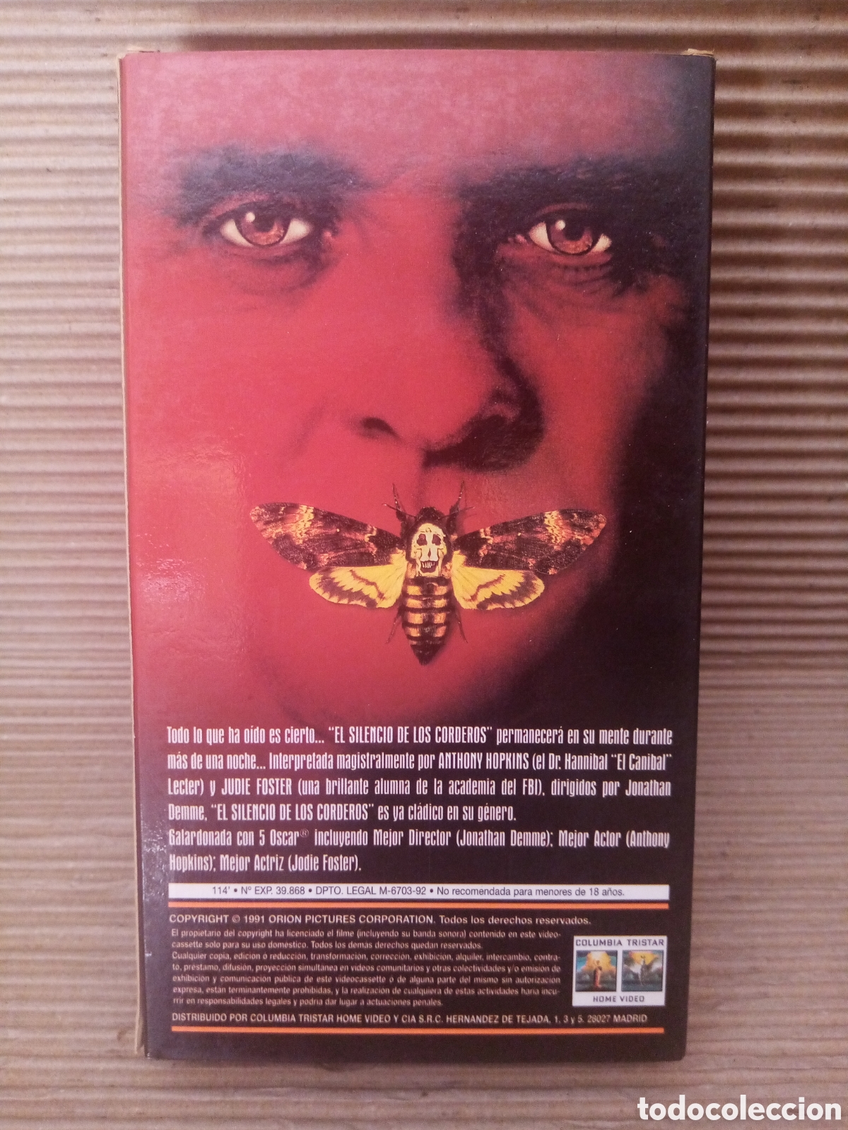 Cine: El silencio de los corderos. VHS - Foto 3