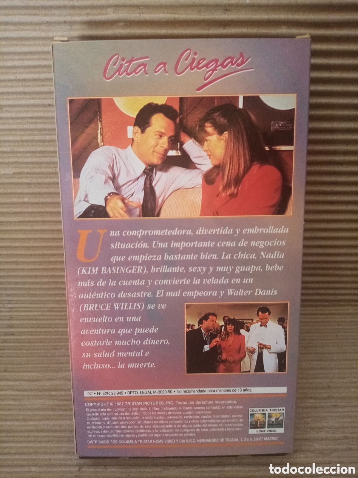 Cine: Cita a ciegas. VHS - Foto 3