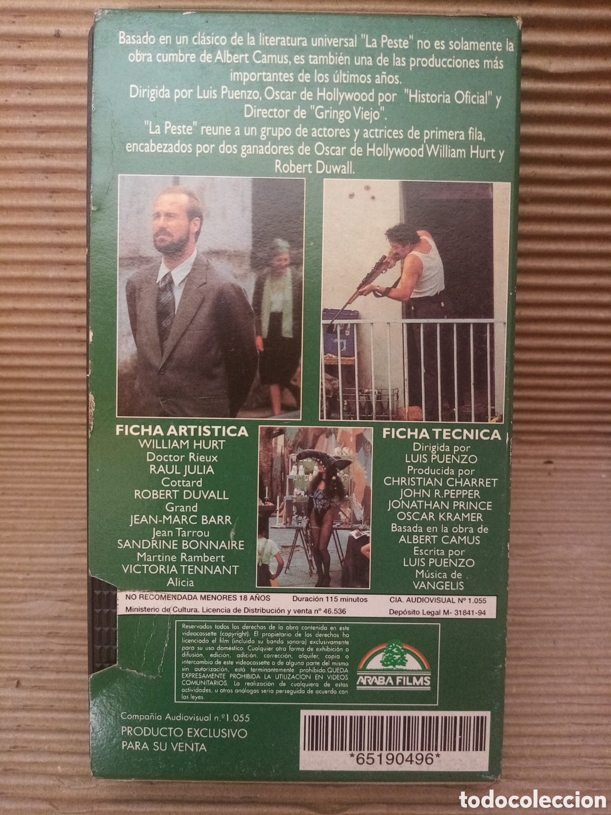 Cine: La peste. VHS - Foto 3