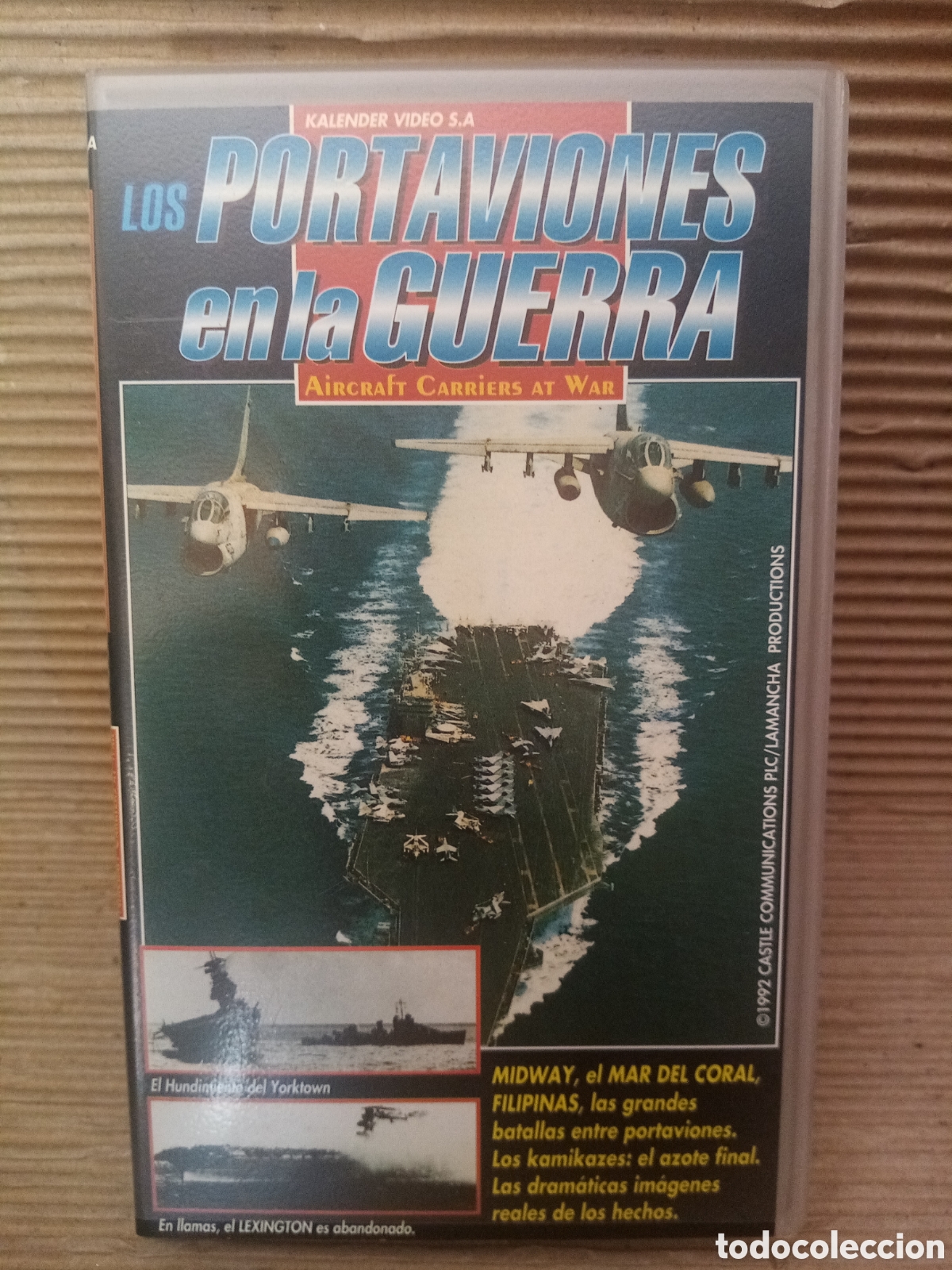 Cinema: Los portaviones en la guerra. Vhs