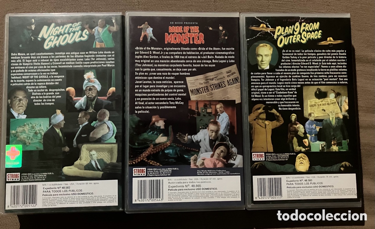 Cine: VHS PACK ED WOOD - Foto 2