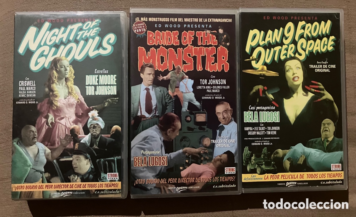 Cine: VHS PACK ED WOOD