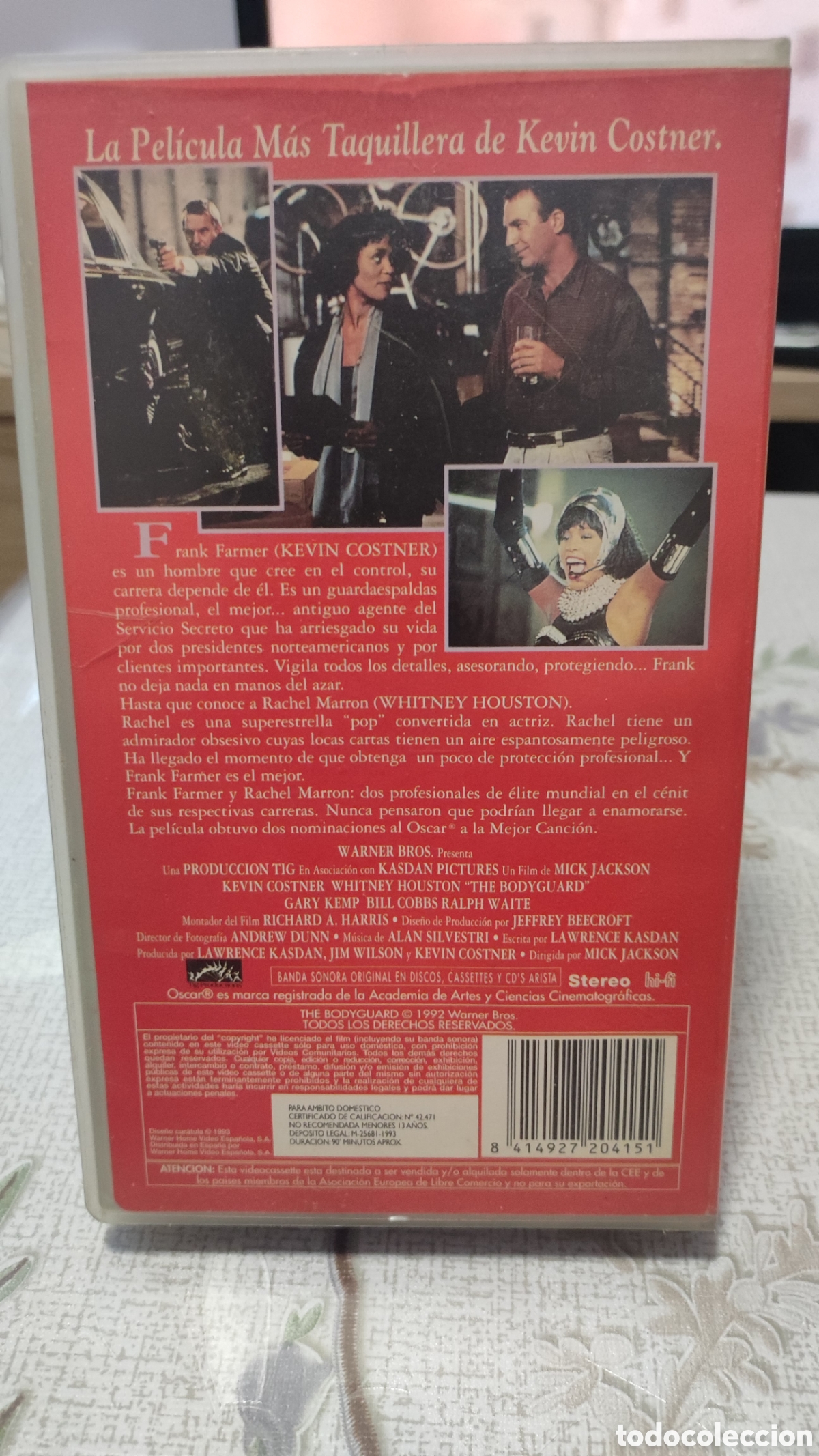 Cine: El Guardaespaldas vhs - Foto 3