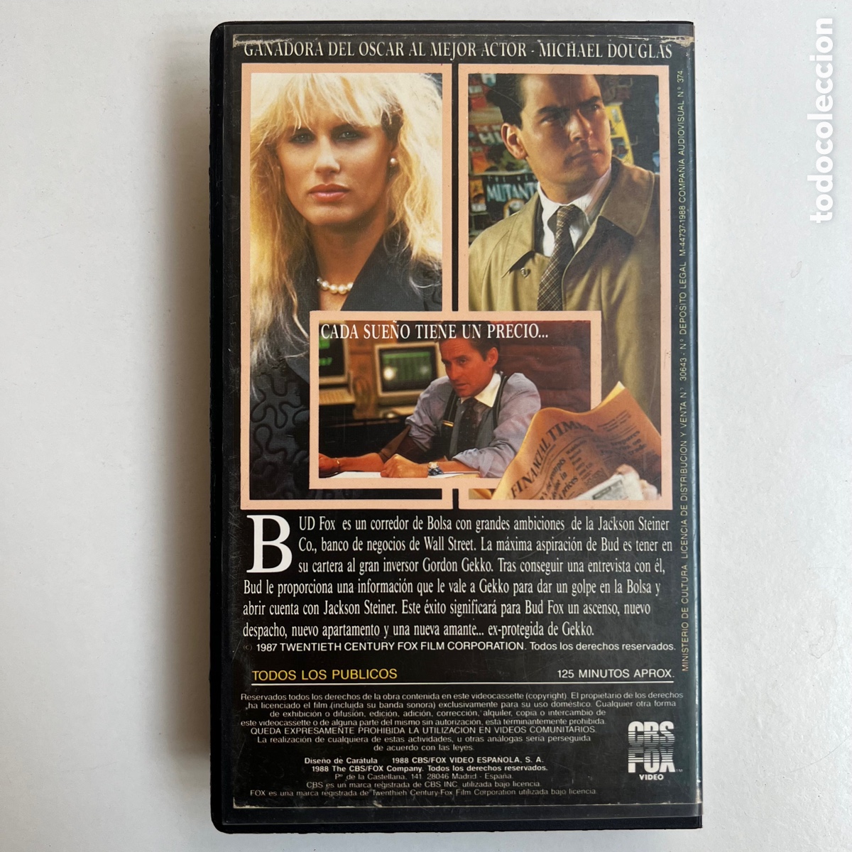 Cine: Wall street vhs - Foto 3