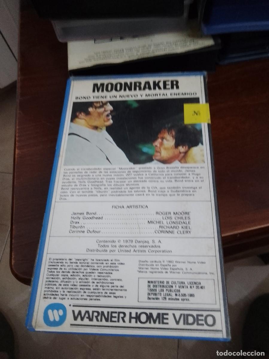 Cine: Moonraker vhs 1 edicion - Foto 3