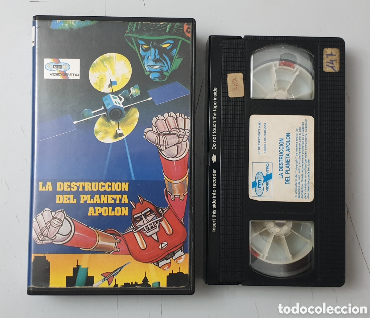 Cine: VHS LA DESTRUCCION DEL PLANETA APOLON - Anime Jap&oacute;n Related Mazinger Z