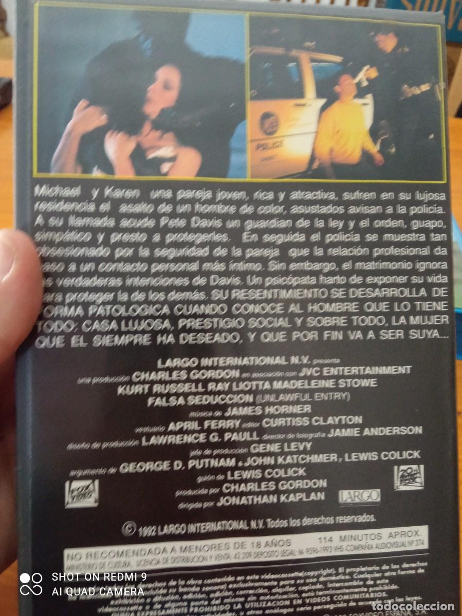 Cine: Falsa seducci&oacute;n VHS - Foto 2