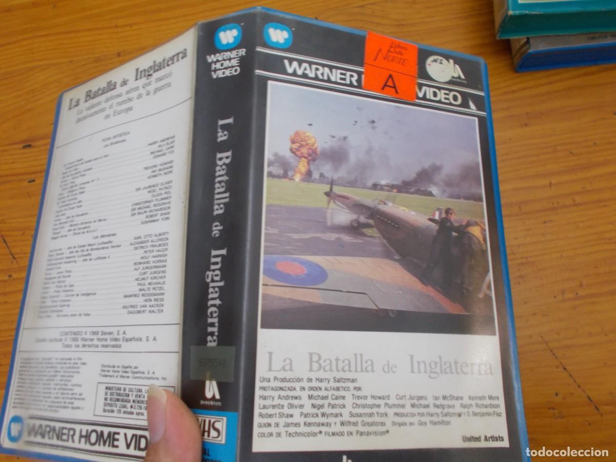 Cine: LA BATALLA DE INGLATERRA,VHS - Foto 2