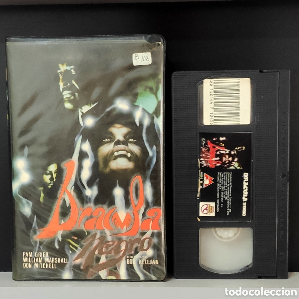 Cine: VHS\. DRACULA NEGRO &bull; VHS + DVD GRATIS &bull; CINE BIZARRE. USA, A&Ntilde;O 1973 &bull; Fant&aacute;stico / Blaxploitation
