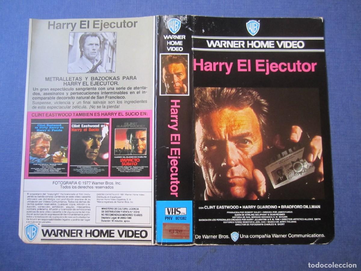 Cine: Caratula Original Harry el Ejecutor (The Enforcer) (NO contiene caja ni pelicula)