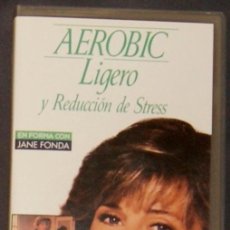 Cine: VHS EN FORMA CON JANE FONDA AEROBIC LIGERO Y REDUCCIÓN DE ESTRÉS