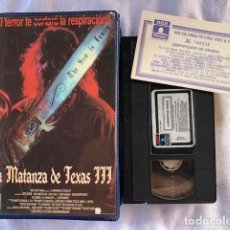 Cine: LA MATANZA DE TEXAS (3) (1990) - JEFF BURR KATE HODGE / KEN FOREE / VIGGO MORTENSEN / 1ª EDIC. / VHS