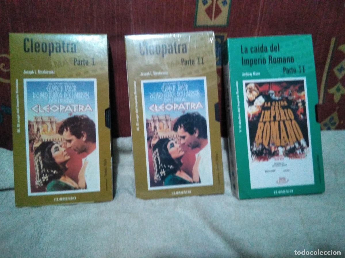Cine: TRES CINTAS EN VHS UNA PRECINTADA