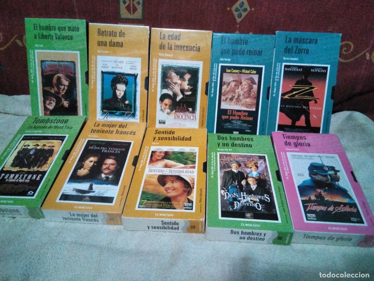 Cine: DIEZ TITULOS EN VHS ( seis de ellas precintadas )