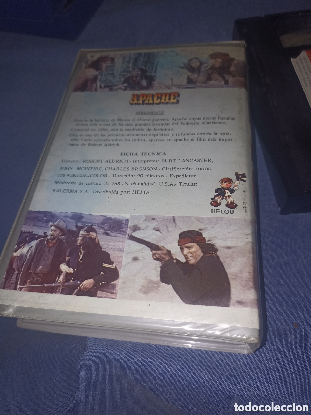 Cine: Apache- vhs- charles bronson (2) - Foto 2
