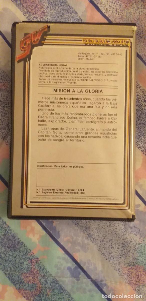 Cine: MISION A LA GLORIA RICHARD EGAN VHS - Foto 2