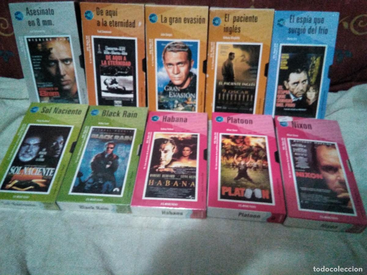 Cine: DIEZ TITULOS EN VHS ( seis de ellas precintadas )