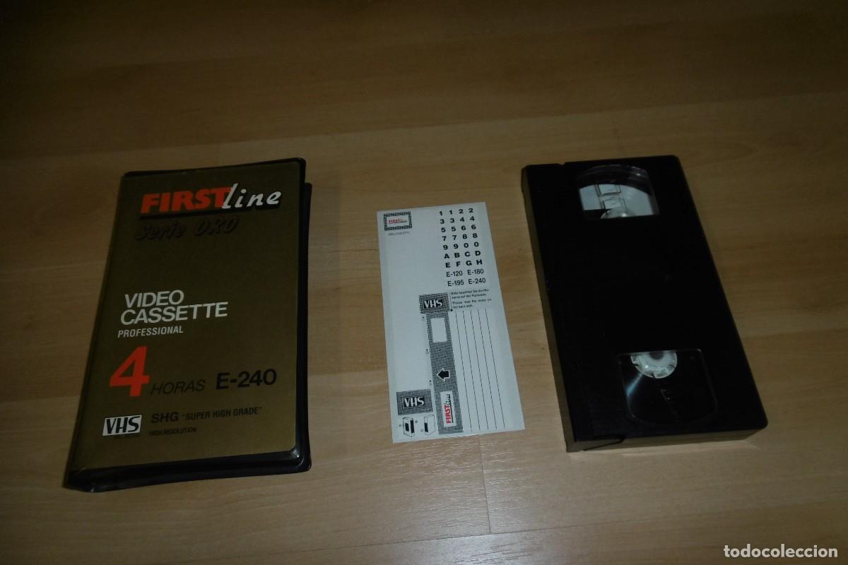 Kino: VHS cinta First Line de 240 minutos. 4 horas.