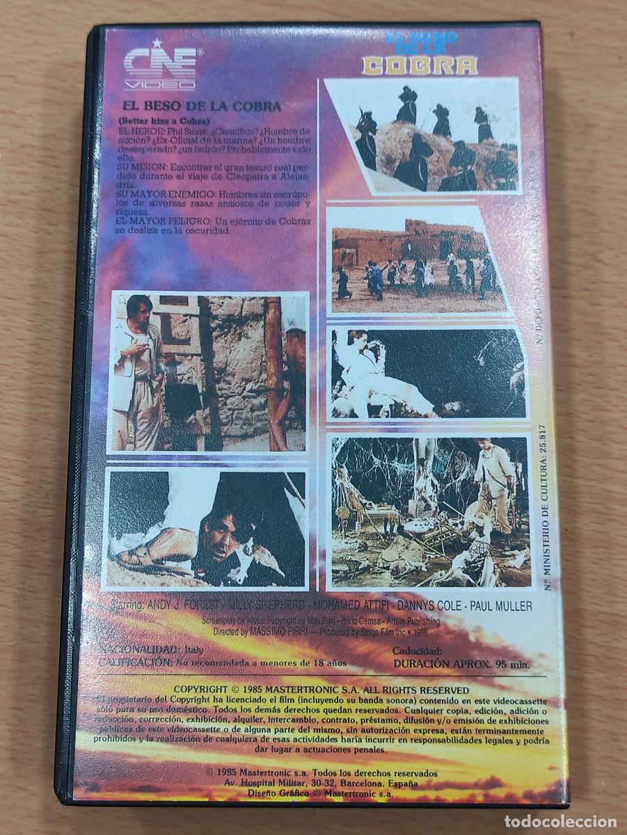 Cine: VHS el beso de la cobra - Foto 2