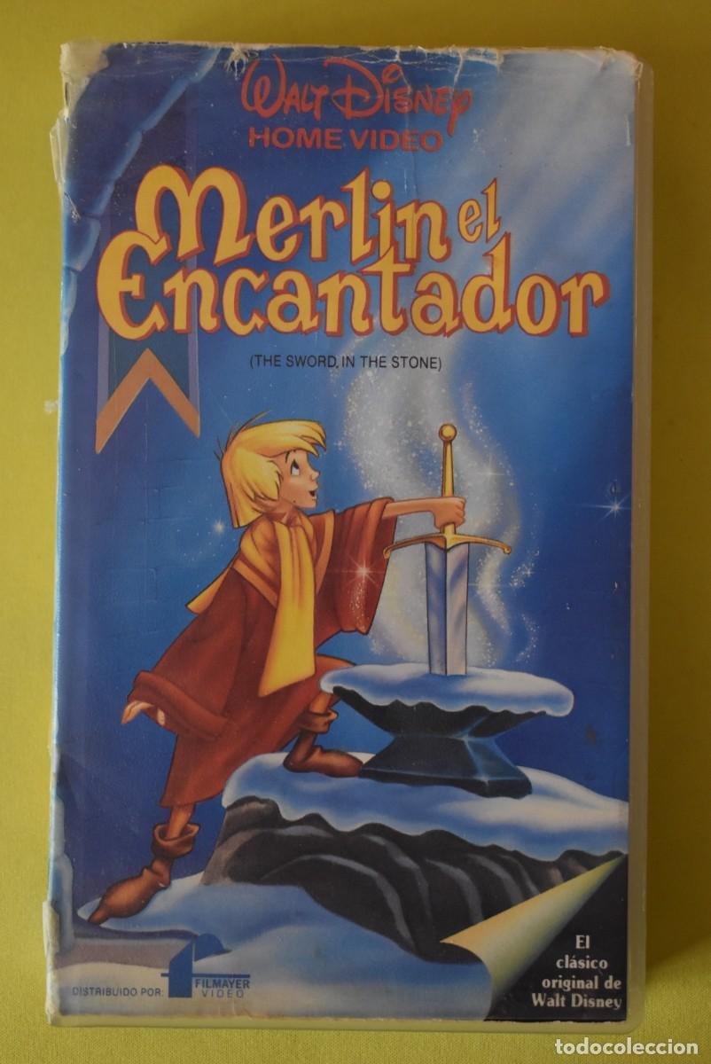 Vhs Disney. Merlín El Encantador - Buy Vhs Movies On Todocoleccion