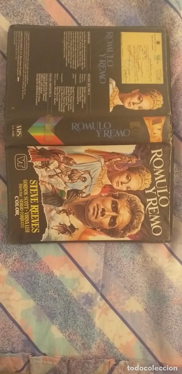 Cine: ROMULO Y REMO STEVE REEVES VHS - Foto 2