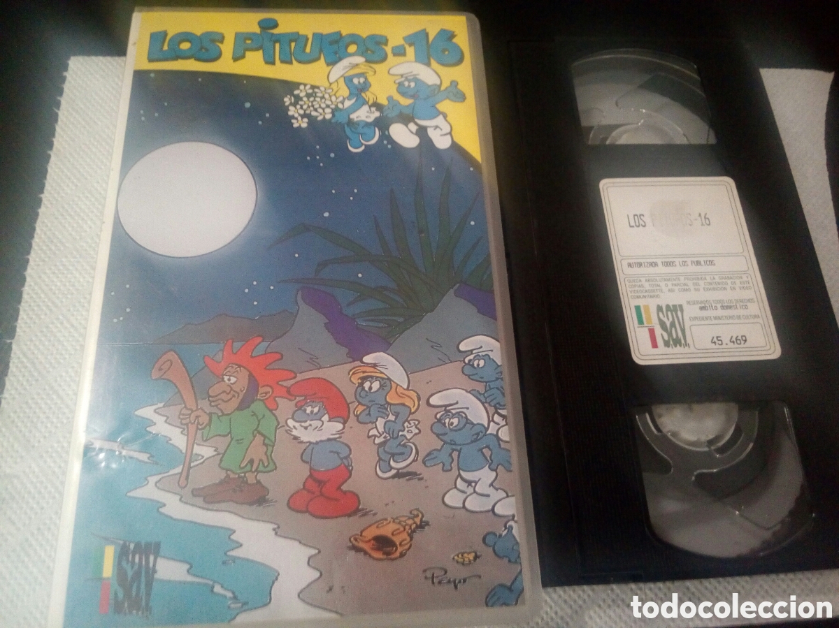 Cine: Los pitufos volumen 16 vhs