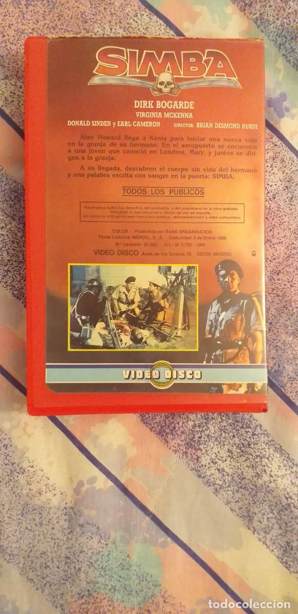 Cine: SIMBA DICK BOGARDE VHS - Foto 2