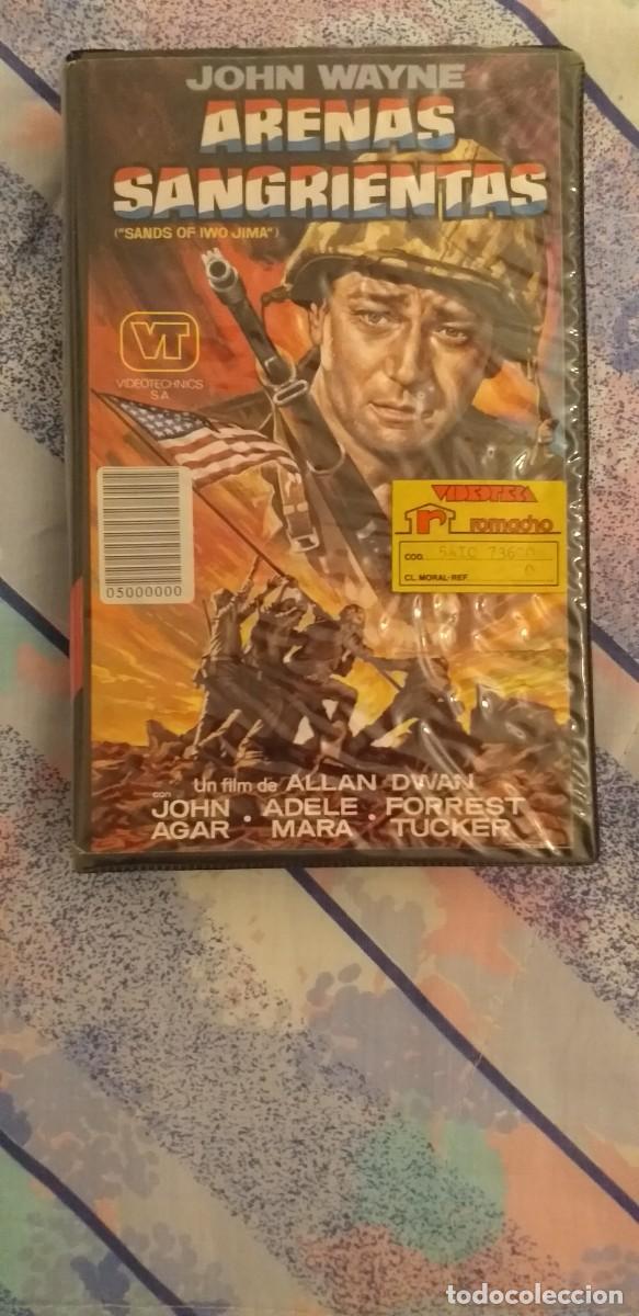 Cine: ARENAS SANGRIENTAS JOHN WAYNE VHS - Foto 1