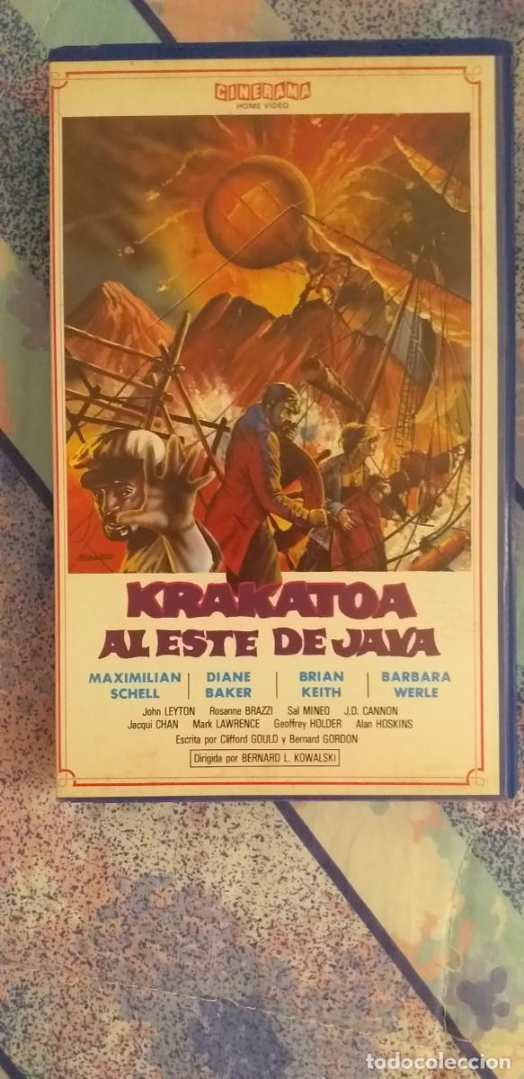 Cine: KRAKATOA AL ESTE DE JAVA MAXIMILIAN SCHELL VHS - Foto 1